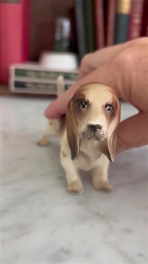 Vintage Davar Basset Hound Figurine: 1950s Ceramic Dog Collectible - Etsy