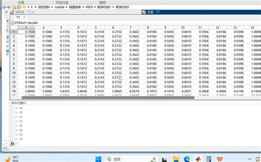 Matlab把m行n列的矩阵转换成单列矩阵