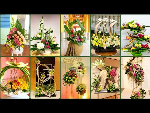 FABULOUS IKEBANA JAPANESE FLORAL MODERN FLOWER #TRENDINGDECOR