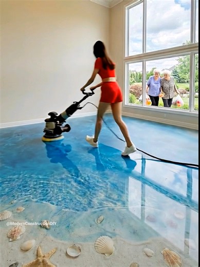 MC DIY (@modernconstructiondiy)’s video of epoxy floors