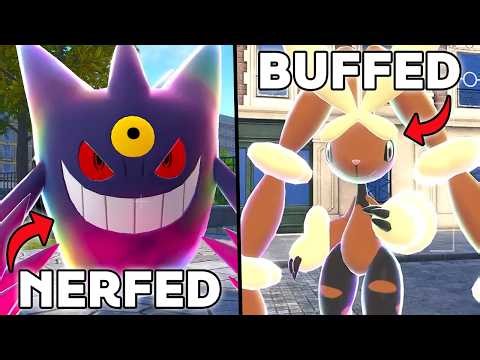 HUGE MEGA POKEMON NERFS AND BUFFS! Pokemon Champions