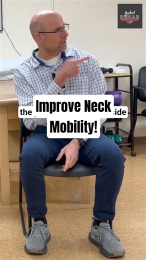 Neck Pain Relief You Can Do Anywhere | Seated Neck Mobility Exercise 🔥👀 #shorts #fyp #neckpain #pain