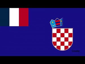 Europe flag animation but its colonised by france