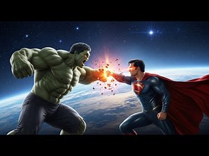 HULK vs SUPERMAN – EPIC OUTER-SPACE BATTLE TO PROTECT EARTH!