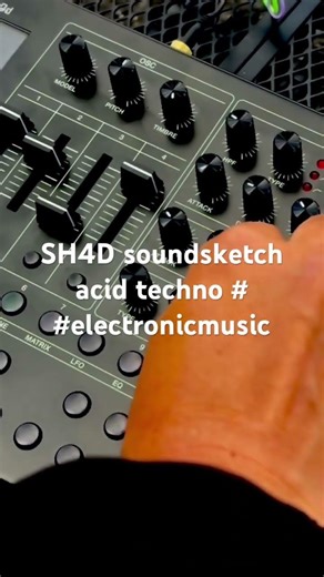 テクノ田舎 SH4D soundsketch acid techno # #electronicmusic