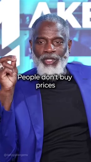 GoldenGems | Offers + Sales on Instagram: "People don't buy prices. They buy solutions. Nobody buys a drill because they want a drill. They buy a drill because they want a hole. Nobody buys a saw because they want a saw. They buy a saw because they want a shorter board. The solution to their problem is the value. If you think price is the problem, it's usually because the offer is unclear, or the value isn't being communicated. Want the simplest framework to sell your offer without discounting?