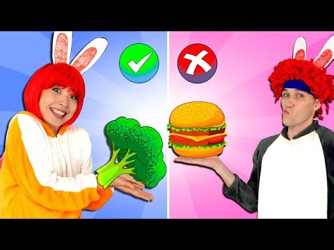 Healthy Food 🍅🥦 vs Junk Food Song 🌭🍔 + More | Nursery Rhymes | Dominoki Kids Songs