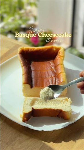 Burnt basque cheesecake 🍰🧀✨