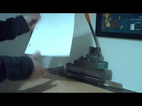 Punching animation paper, exciting isn't it?