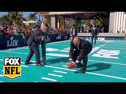 Terry Bradshaw, Franco Harris reenact The Immaculate Reception | FOX NFL