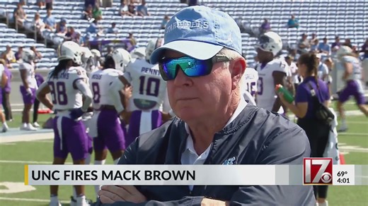 UNC fires head football coach Mack Brown