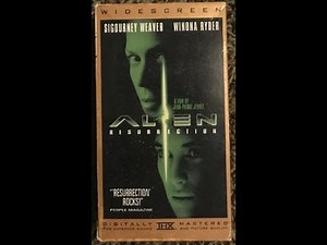 Opening to Alien Resurrection Widescreen VHS (1998)