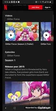 Glitter Force is leaving Netflix tomorrow. #glitterforce #smileprecure