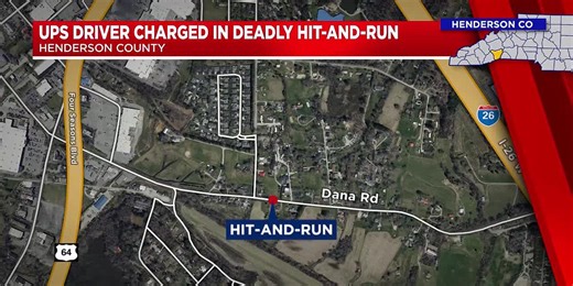 UPS driver charged in deadly hit-and-run in Henderson County