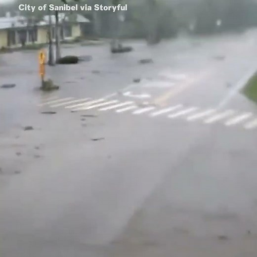 Timelapse Shows Hurricane Ian Storm Surge In Florida As It Makes Landfall