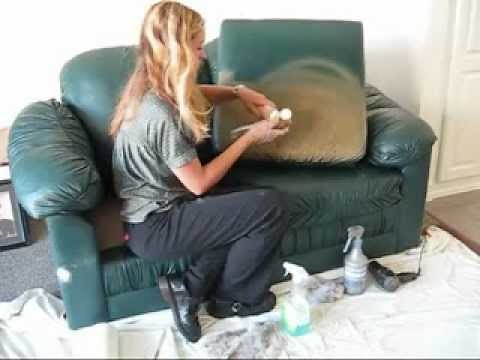 Change the Color of Vinyl & Non-Absorbent Leather Furniture