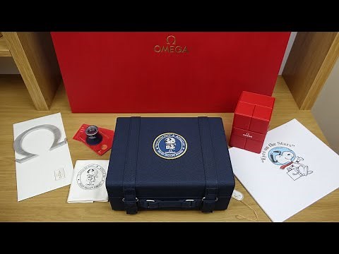 4K Review: Omega Speedmaster "Silver Snoopy Award" 50th Anniversary Unboxing