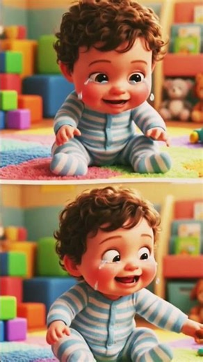 Baby crying after lost his doll🪆#kindergartensong #funny #cartoon #comedy #kidseducation #animation
