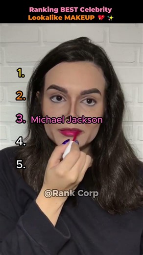 Ranking BEST Celebrity Lookalike MAKEUP 💖✨ #shorts #tiktokviral #makeup