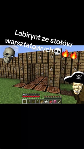 Labirynt z warsztatowych stołów w Minecraft!