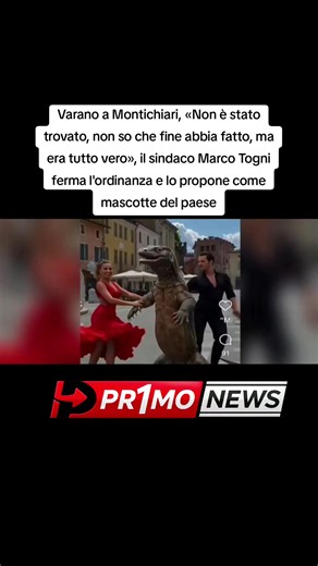 Varano a Montichiari, «Non è stato trovato, non so che fine abbia fatto, ma era tutto vero», il sindaco Marco Togni ferma l'ordinanza e lo propone come mascotte del paese #varano #montichiari #togni #meme #primonews