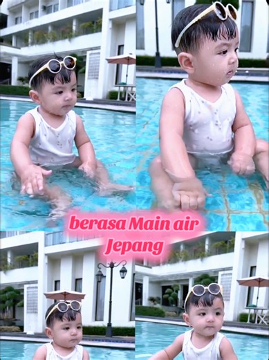 Berasa main air dijepang yach Nduw 😅😅 yuk hayuk onty enduw main airnya disni @Java Heritage Hotel bukan di Jepang 😅 ====================== #andrewraxyneil #erikacarlina #erica #ericarl #andrewneil