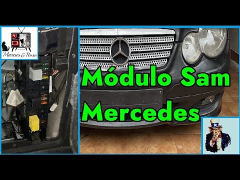 We change the rear sam module of Mercedes w203 #mercedes w203