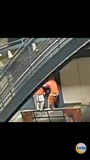 Surveillance video shows Orleans Parish inmates escaping the jail bit.ly/4knpNyz | NOLA.com