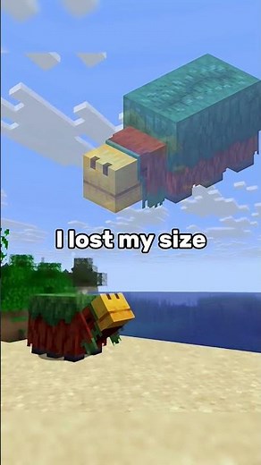 Minecraft new baby mob be like: