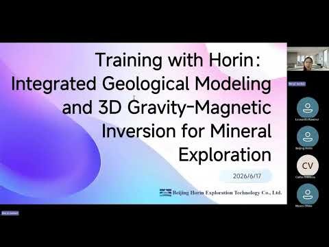 From Geological Model to 3D Gravity-Magnetic Inversion Training Session | Horin Software