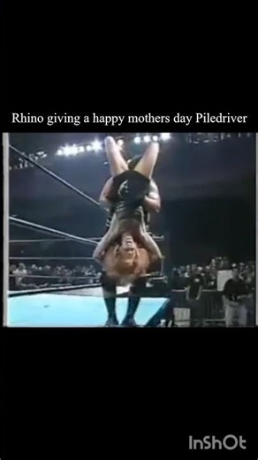 Rhino giving a happy mothers day Piledriver
