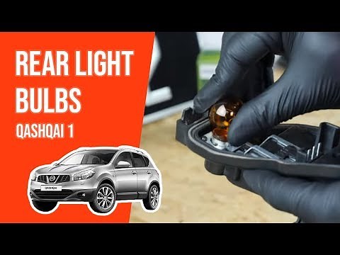 How to replace the rear light bulbs QASHQAI 💡
