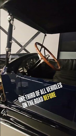 This is a 1919 Stanley Steamer, a rare steam powered classic car.