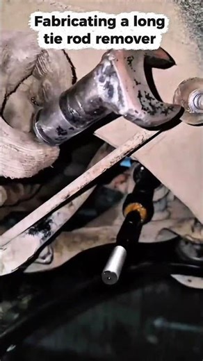 Remove Long Tie Rod 😊 DIY Removal Tool#LongTieRodRemoval #DIYCar #CarRepair #SteeringFix #TieRodTool