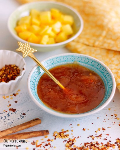 Cómo hacer CHUTNEY DE MANGO casero (receta tradicional de la India) - PequeRecetas