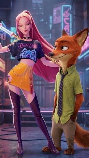 MIRA × Zootopia K-POP Performance That Broke The Internet 🔥 #kpop #animation #viral