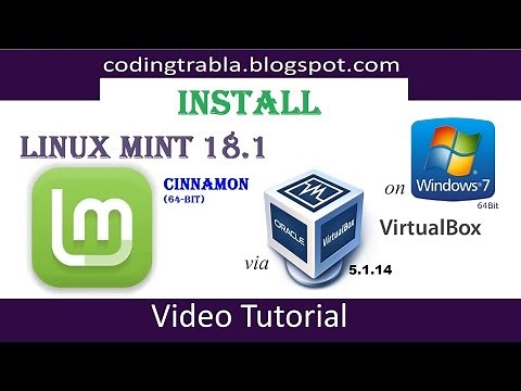 How to install Linux Mint 18.1 CINNAMON x64 on Windows 7 via VirtualBox byVS