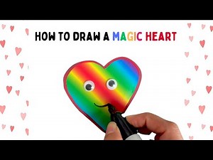 ✨ How to Draw a Magic Heart – Easy Drawing activity for Kids! 💖🎨