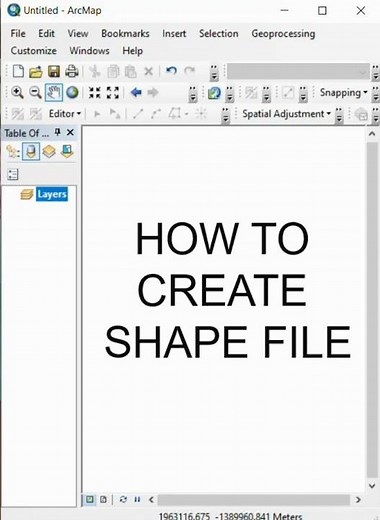 Shape file creation