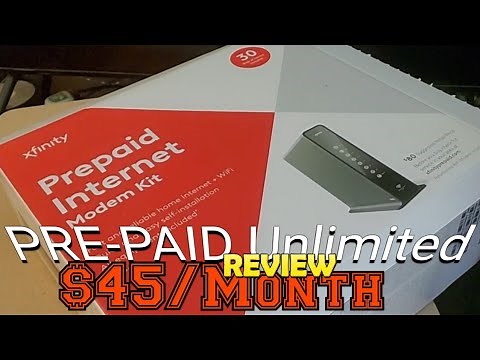 Xfinity Comcast Prepaid Internet Modem Installation and Review