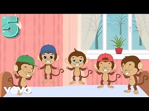 Bubupie - Five Little Monkeys Jumping On The Bed