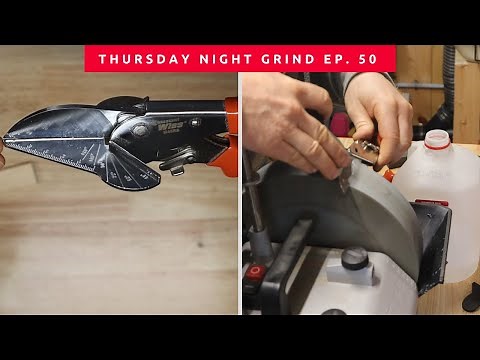 TNG Ep. 50: Sharpening Molding Snips with a Tormek