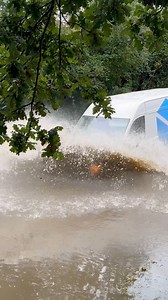 127K views · 689 reactions | Delivery CANCELLED #ford #flood #fail #splash #waves #crazy #DPD #delivery #ohno #noway #wow #satisfying #fun #entertainer #fyp #fbreels #fb | Vehicles Vs Water | Facebook