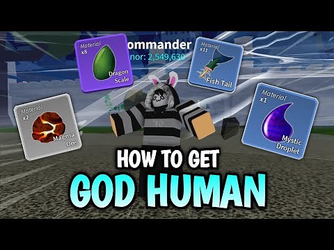How to obtain Superhuman V2 "God Human" ( 🌊 Bloxfruit Update 17.3 )