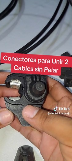 Conectores de Perforacion Para Unir Cables #6 y #8 @electricidad básica MAJC @electricidad básica MAJC