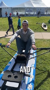 Just 4 days until the Oar Board® Crew takes off for San Diego Crew Classic! 🌊 Throwback to when Austin from Training Tall tested out the Oar Board® at our booth - now it's your turn! Come see how we're making rowing accessible to everyone. 🚣‍♂️ 📅 March 28-30 📍 Crown Point, Mission Bay | Oar Board SUP Fit On Top Rower
