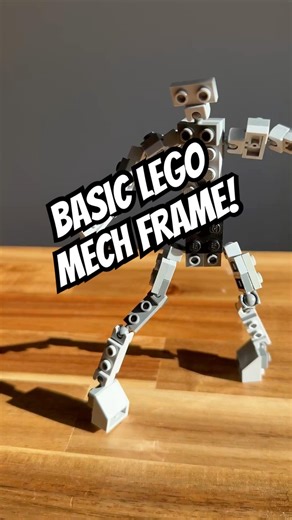 How to make a basic Lego Mech frame #lego