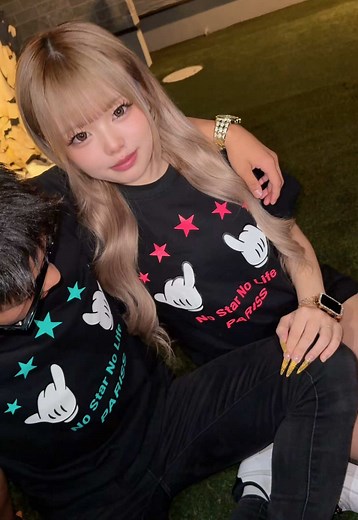 ペアTシャツかわい🩷#Pariss#ペア#Tシャツ#ぎゃる#fyp@Pariss | t-shirt inspo