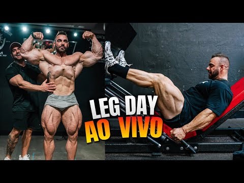 🔴 AO VIVO 🔴 Rafael Brandão e Tchellow | LEG DAY