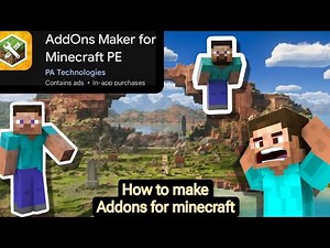 Minecraft Addons Maker Tutorial | Create Your Own Addons Easily